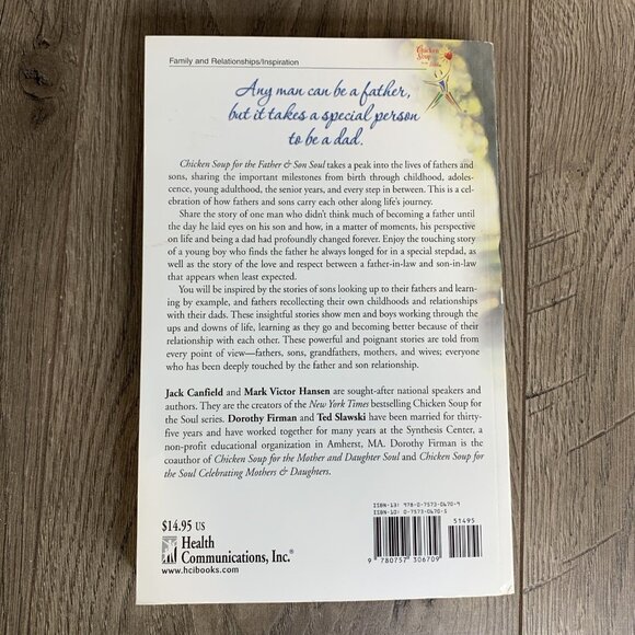 Chicken Soup for the Golden Soul & Father Son Soul by Jack Canfield Lot of 2 PB - Picture 5 of 10